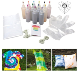 Tie Dye kit - 12 kleuren