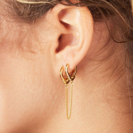 Oorringetjes Lana - Copper Goudkleurig