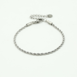 Armband Nienke - Stainless steel zilverkleurig