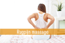 Rugpijn massage 
