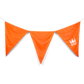 Oranje Party Flags groot