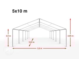 Partytent 5x10