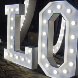 LED Letters || Warm Wit