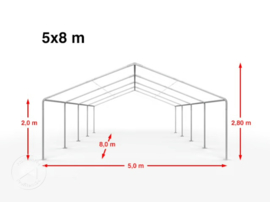 Partytent 5x8
