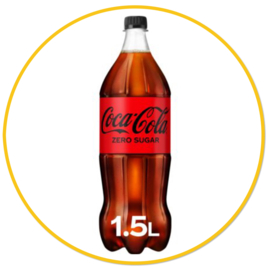 Coca Cola Zero 1,5L.
