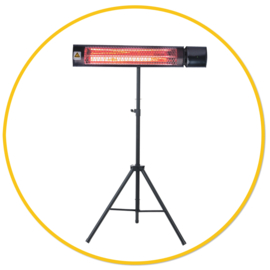 Infrarood Heater op statief