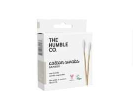 Bamboo cotton swabs - White (100 pcs)