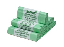 Value pack: 5 x Compostable garbage bags 30 liters (5 x 10 pcs)