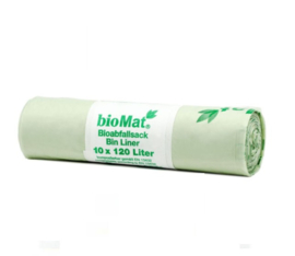 Compostable garbage bags 120/140 liters (10 pcs)