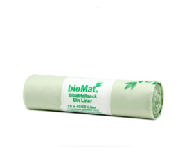 Compostable garbage bags 40/60 liters (10 pcs)