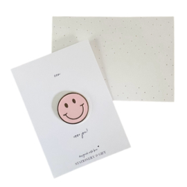 [PIN] Happy face roze