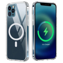 Silicon Magnetic case iPhone 15 Pro clear