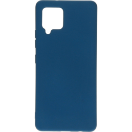 Mobiparts Silicone Cover Samsung Galaxy A42 (2020) Blueberry Blauw