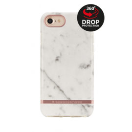 Richmond & Finch Freedom Series Apple iPhone 6/6S/7/8/SE (2020) White Marble/Rose Gold