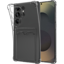 Just in Case KickImpact Case - Samsung Galaxy S25 Ultra - TPU Impact Back Cover - (with cardslot) - Clear