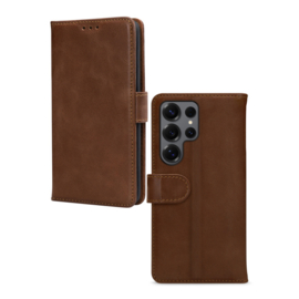 Mobilize Leather Wallet Samsung Galaxy S25 Ultra 5G Brown
