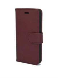 Incentive PU wallet deluxe Samsung Galaxy S22 red wine hoesje