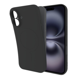 Just in Case Kick Case - iPhone 16 Plus - TPU Back Cover - (compatible with MagSafe) - Black