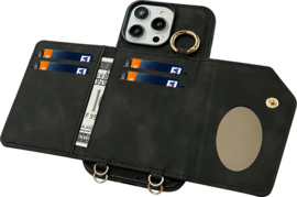 CaseMania Backcase hoesje zwart voor iPhone 15 Pro