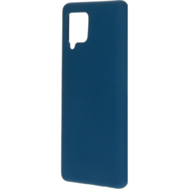 Mobiparts Silicone Cover Samsung Galaxy A42 (2020) Blueberry Blauw