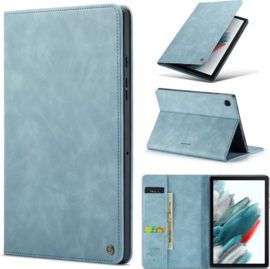 Casemania Book Cover blauw voor iPad 9,7 2017/2018/Air 1/Air2