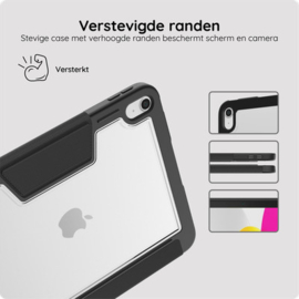 Just in Case ArmorElite Case - iPad 2025 (11th Gen) / iPad 2022 (10th Gen) - Military Grade Trifold Cover - Black