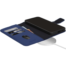 Mobiparts Leather Wallet Case Samsung Galaxy A17 Blue