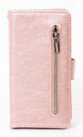 MJOY iPhone X/XS Wallet Zipper Roze