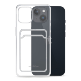 Mobilize Gelly Card Case Apple iPhone 15 Clear