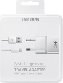 Samsung 15W snellader - incl. 1.2m USB-C kabel - Wit