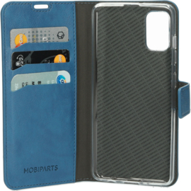 Mobiparts Classic Wallet Case Samsung Galaxy A12 (2021) Steel Blue