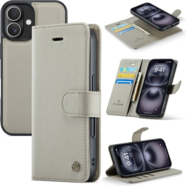 Casemania 2-in-1 Boekje Grijs