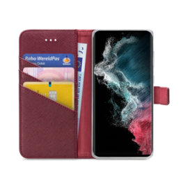 My Style Flex Wallet for Samsung Galaxy S22 Ultra 5G Bordeaux
