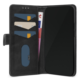 Mobilize Leather Wallet Apple iPhone 16 Black