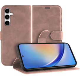Just in Case PrimeWallet Case - Samsung Galaxy A35 - PU leather Wallet Case - Pink