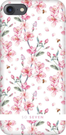 So Seven Tokyo Case - Flower Wit - voor Apple iPhone 6/6S/7/8/SE (2020)