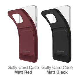 Mobilize Rubber Gelly Card Case Samsung Galaxy A25 5G Matt Black