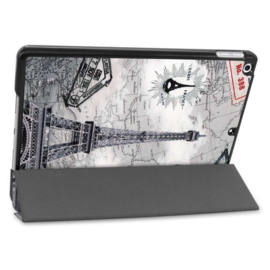 Just in Case Apple iPad 10.2 2019/2020 Smart Tri-Fold Case (Eiffel Tower)