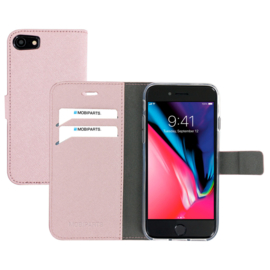 Mobiparts Saffiano Wallet Case Apple iPhone 7/8/SE (2020) Pink