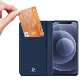 DUX DUCIS iPhone 13 Mini Wallet Case Slimline - Blue