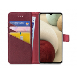 My Style Flex Wallet for Samsung Galaxy A12/M12 Bordeaux