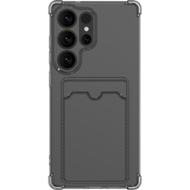 Just in Case KickImpact Case - Samsung Galaxy S25 Ultra - TPU Impact Back Cover - (with cardslot) - Clear