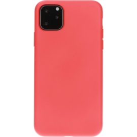 Mobiparts Silicone Cover Apple iPhone 11 Pro Max Scarlet Red