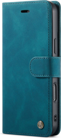 casemania book case 2 in 1 Turquoise voor iPhone 16