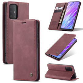 CASEME Samsung Galaxy S20 Plus Retro Wallet Case - Red