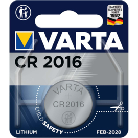 Varta Lithium Knoopcel Batterij CR2016 3 V