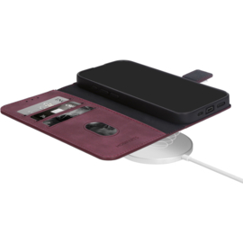 Mobiparts Classic Wallet Case Apple iPhone 16e Velvet Red (MagSafe Compatible)