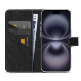 My Style Flex Wallet for Apple iPhone 16 Black