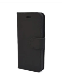 Incentive PU wallet deluxe Samsung Galaxy S22 pitch black hoesje