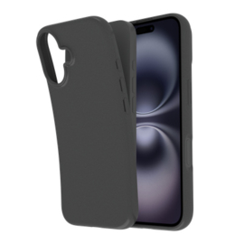 Just in Case Zero% Case - iPhone 16 Plus - Soft TPU Back Cover (GRS Recycled) - Black